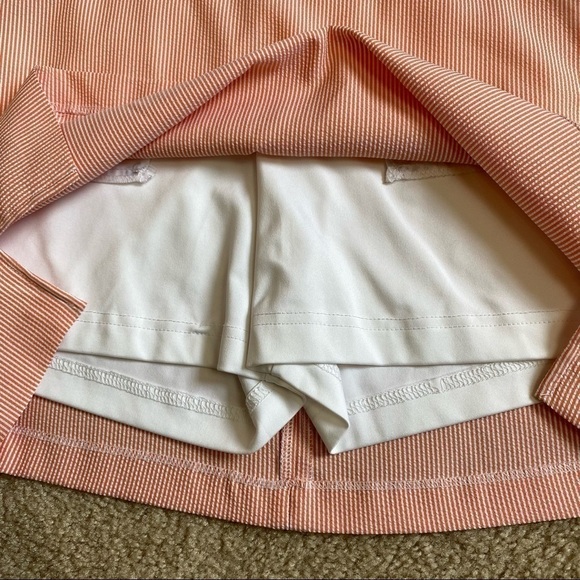 Lady Hagen Striped Back Zip Golf Skirt Size 6 Women - Picture 6 of 10